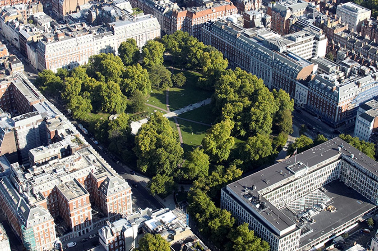 Grosvenor square aerial